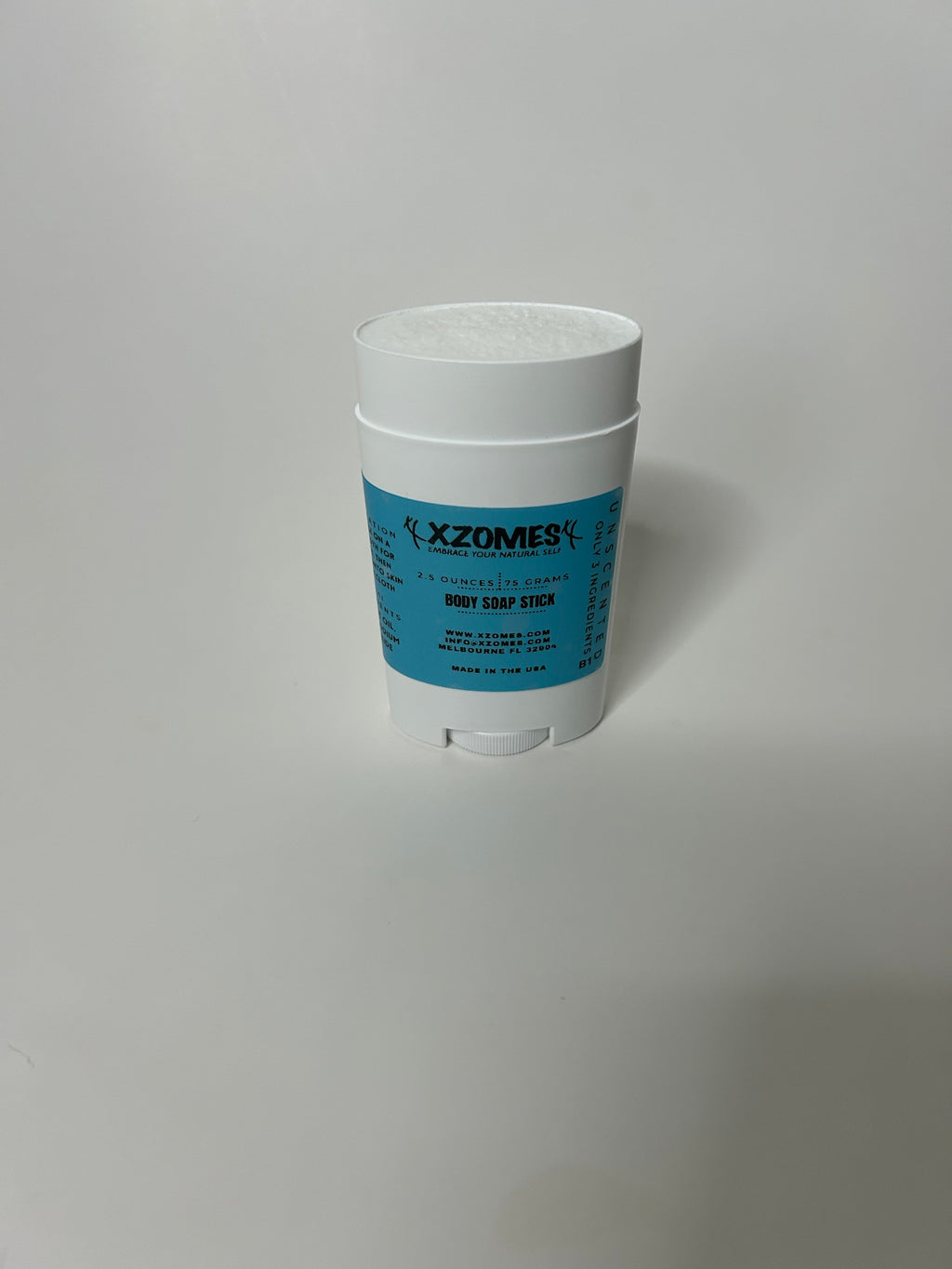 The Simplest Soap Stick - Natural - Unscented - 3 Ingredients - 75 Grams