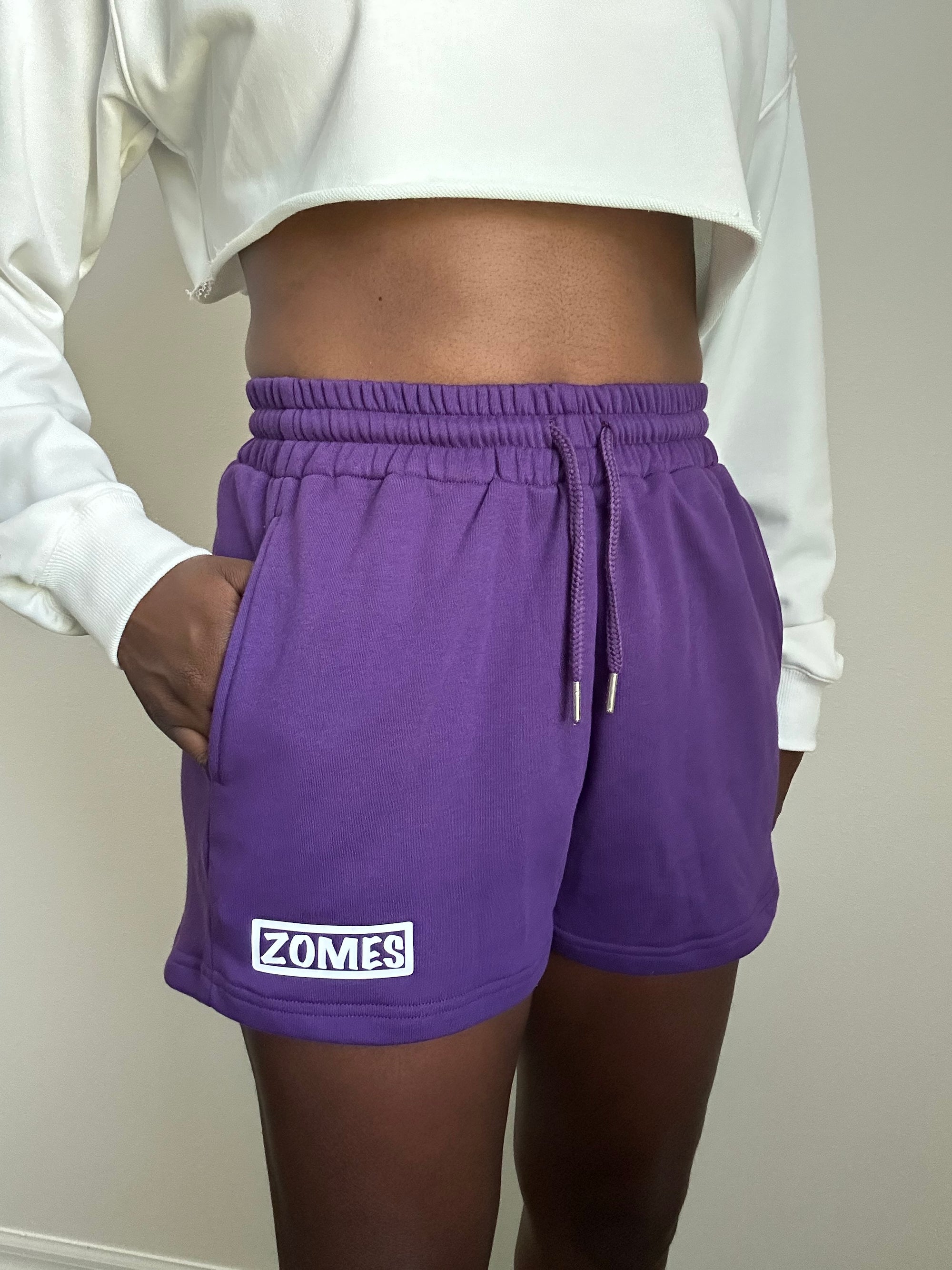 Staple “ZOMES” Shorts in Purple