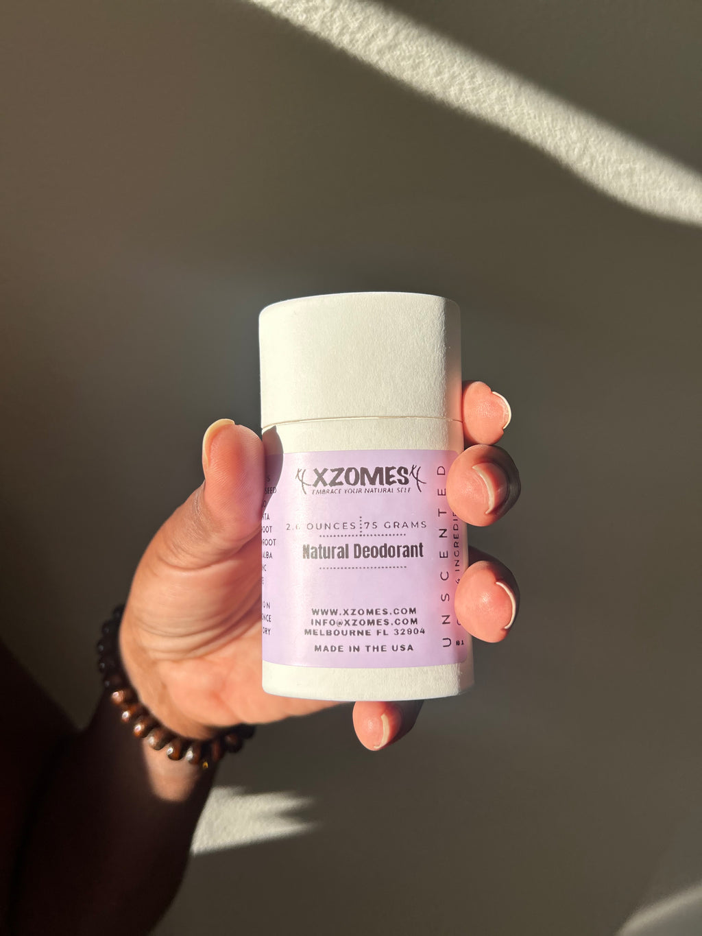The Simplest Deodorant - Natural - Unscented - 4 Ingredients - 75 Grams